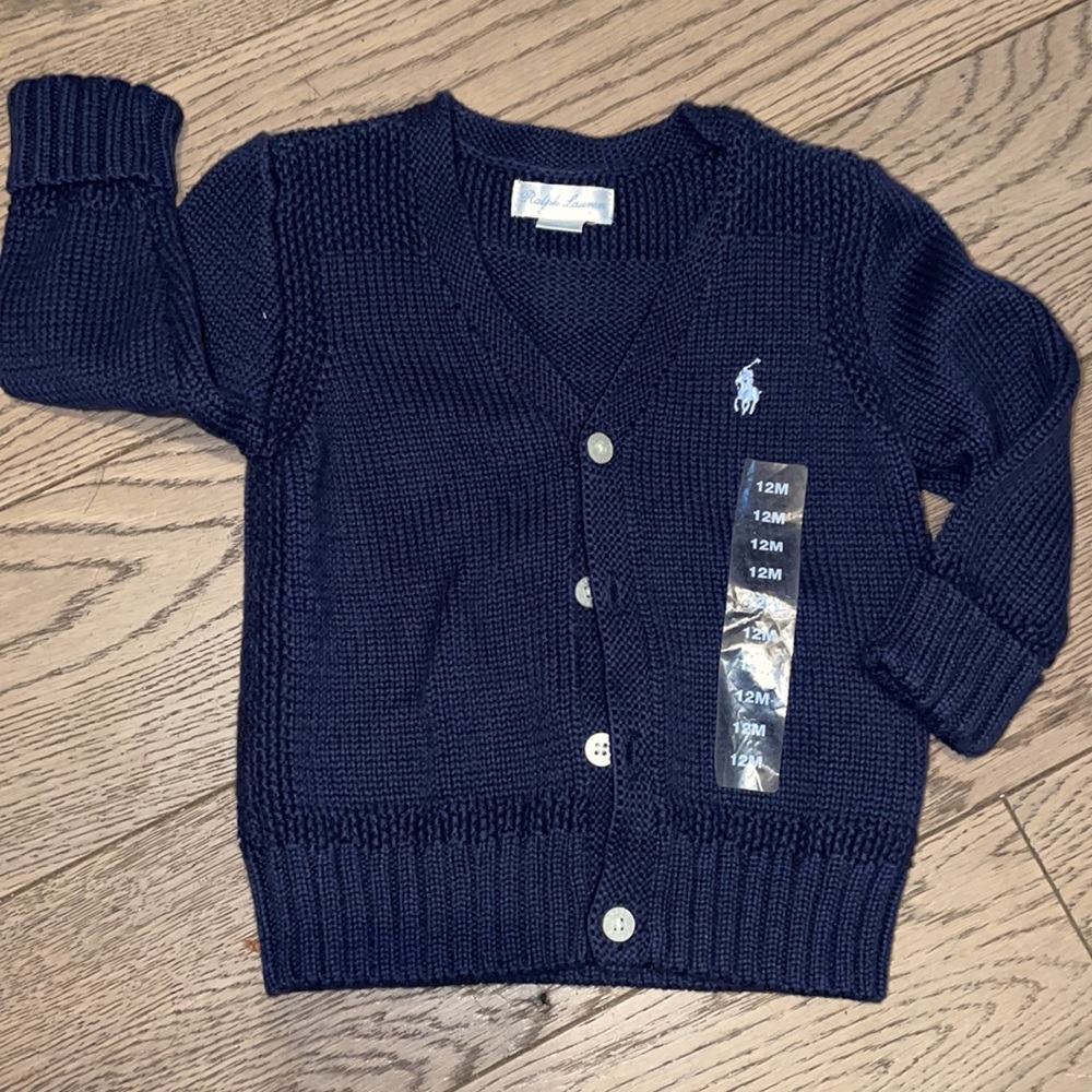 New Infant Polo Cardigan